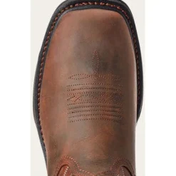 Ariat Men's Big Rig Soft Toe WP Western Work Boot - Brown - 10033991