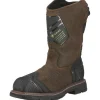 Ariat Men's Catalyst VX Work 11" Comp Toe WP Work Boot Brown- 10016253
