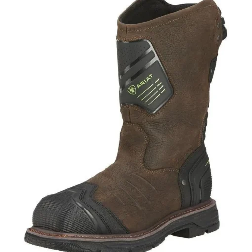 Ariat Men's Catalyst VX Work 11" Comp Toe WP Work Boot Brown- 10016253