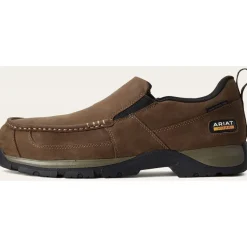 Ariat Men's Edge Lte Slip On Sd Comp Toe Work Shoe- Brown - 10029530