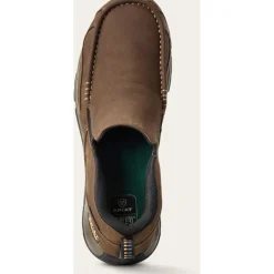 Ariat Men's Edge Lte Slip On Sd Comp Toe Work Shoe- Brown - 10029530
