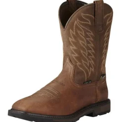 Ariat Men's Groundbreaker 10" Steel Toe Waterproof MetGuard Western Work Boot - 10020063