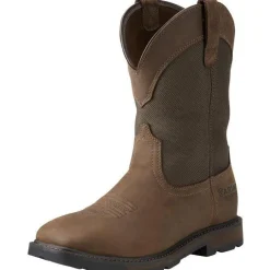 Ariat Men's Groundbreaker 10" Wide Steel Toe Western Work Boot - 10015196