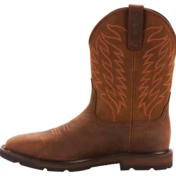 Ariat Men's Groundbreaker 10" Wide Sqr Western Work Boot- 10024984