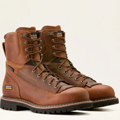 Ariat Men's Longview Shock Shield 8" Soft Toe WP Work Boot - 10053818