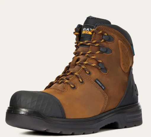 Ariat Men's Outlaw 6" Carbon Toe WP Work Boot - Brown - 10033996