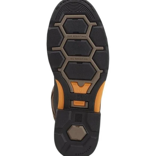 Ariat Men's OverDrive XTR 10" Comp Toe WP Work Boot - Brown - 10012942