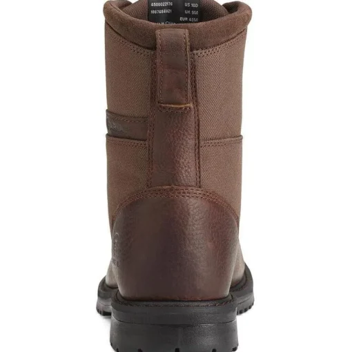 Ariat Men's RigTek 8" Wide Comp Toe Western Work Boot- Brown - 10012927