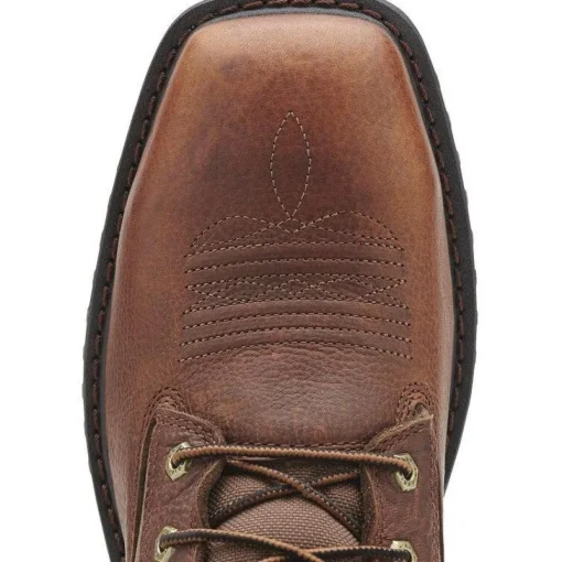 Ariat Men's RigTek 8" Wide Comp Toe Western Work Boot- Brown - 10012927
