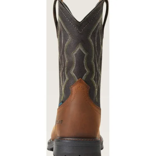 Ariat Men's Rigtek Wide Comp Toe Western Work Boot -Brown- 10034156
