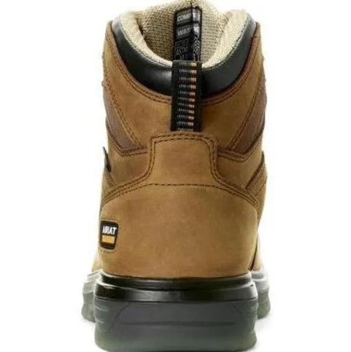 Ariat Men's Turbo 6" Carbon Toe WP Work Boot - Aged Bark - 10027335