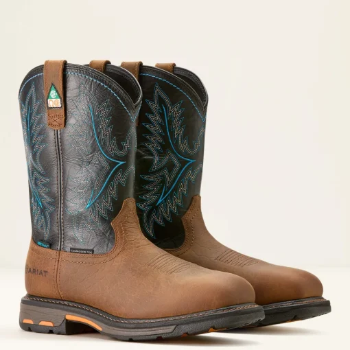 Ariat Men's WorkHog 11" Comp Toe WP CSA Western Work Boot - 10042554