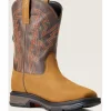 Ariat Men's WorkHog Xt Boa Soft Toe WP Western Work Boot - Bark - 10038921