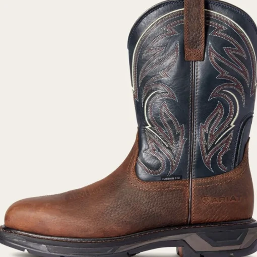Ariat Men's WorkHog Xt Cottonwood Cabon Toe Western Work Boot - Brown - 10038317