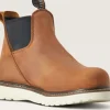 Ariat Women's Rebar Wedge Comp Toe WP Chelsea Work Boot -Aged Honey- 10042564