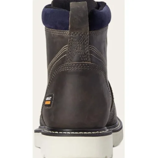 Ariat Women's Rebar Wedge Moc Toe WP Work Boot - Steel Grey - 10035770