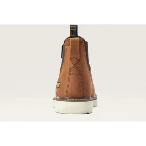 Ariat Women's Rebar Wedge Comp Toe WP Chelsea Work Boot -Aged Honey- 10042564