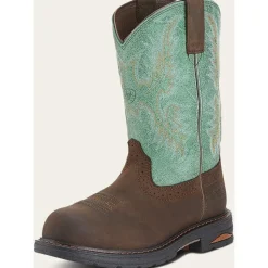 Ariat Women's Tracey Composite Toe Western Work Boot -Brown- 10015405