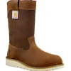 Carhartt Men's 10" Steel Toe WP Wedge Wellington Work Boot -Brown- FW1232-M