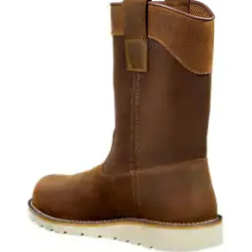 Carhartt Men's 10" Steel Toe WP Wedge Wellington Work Boot -Brown- FW1232-M
