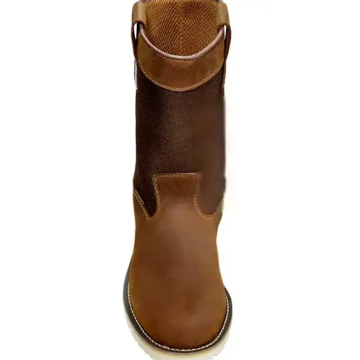 Carhartt Men's 10" Steel Toe WP Wedge Wellington Work Boot -Brown- FW1232-M