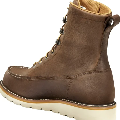 Carhartt Men's 8" WP Soft Toe Wedge Work Boot - Dark Brown - FW8095-M