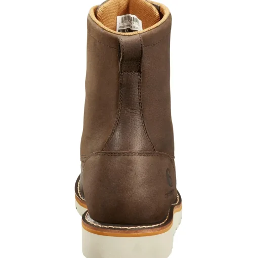 Carhartt Men's 8" WP Soft Toe Wedge Work Boot - Dark Brown - FW8095-M