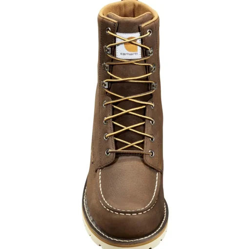Carhartt Men's 8" WP Soft Toe Wedge Work Boot - Dark Brown - FW8095-M
