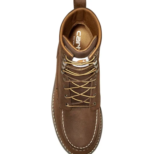 Carhartt Men's 8" WP Soft Toe Wedge Work Boot - Dark Brown - FW8095-M