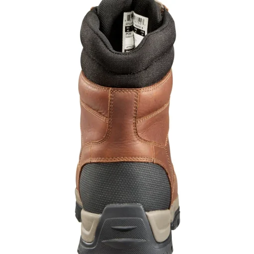 Carhartt Men's Ground Force 8" Comp Toe WP Work Boot - Brown - CME8355