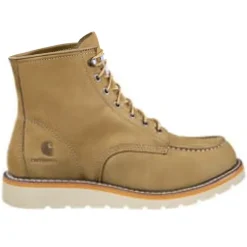 Carhartt Men's Moc 6" Soft Toe Wedge Work Boot Khaki - FW6077-M
