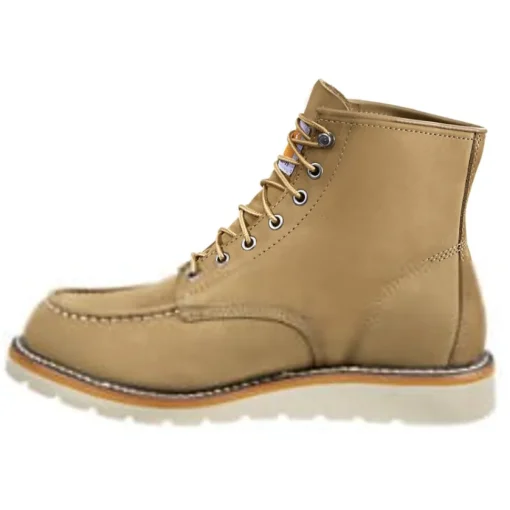 Carhartt Men's Moc 6" Soft Toe Wedge Work Boot Khaki - FW6077-M