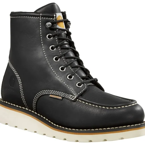 Carhartt Women's 6" Soft Toe WP Wedge Work Boot- Black- FW6021-W