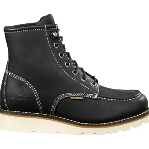 Carhartt Women's 6" Soft Toe WP Wedge Work Boot- Black- FW6021-W