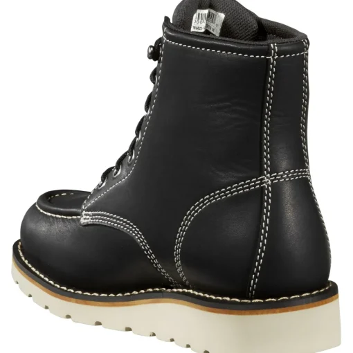 Carhartt Women's 6" Soft Toe WP Wedge Work Boot- Black- FW6021-W