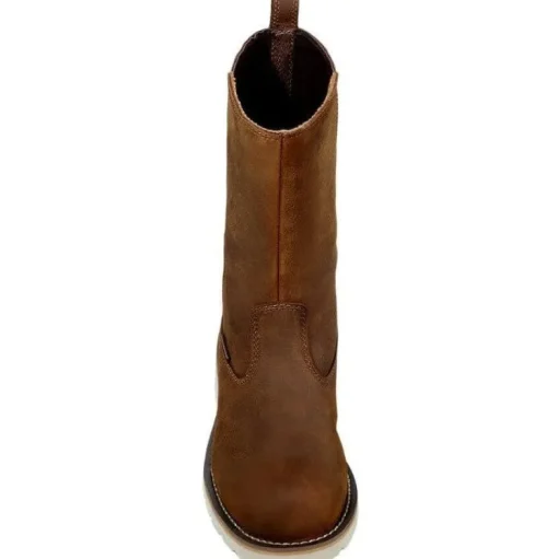 Carhartt Women's 10" Steel Toe WP Wellington Wedge Boot -Brown- FW1234-W