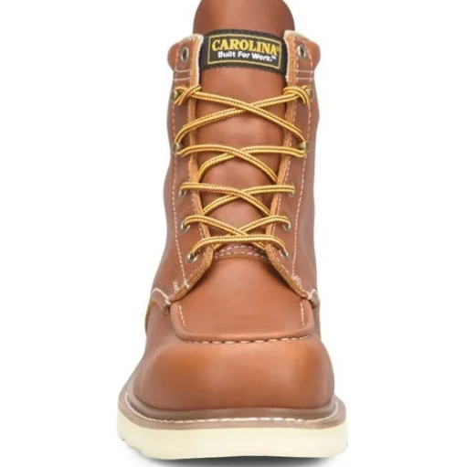 Carolina Men's Amp Mx 6" Wedge ST Causal Work Boot Brown- CA7563