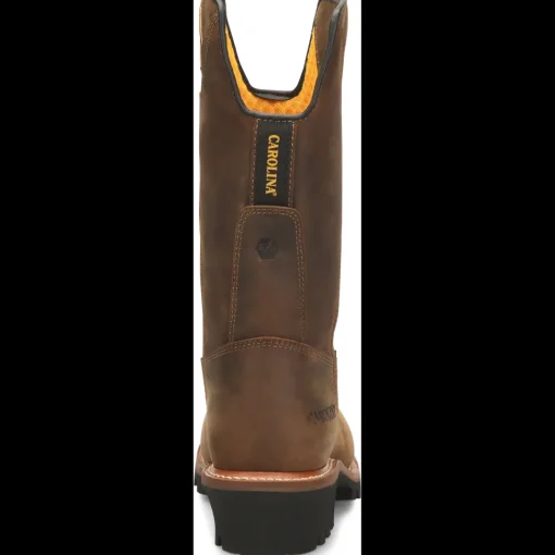 Carolina Men's Coppice 12" Comp Toe WP Logger Work Boot- Brown- CA9833