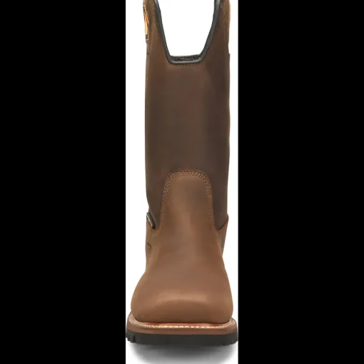 Carolina Men's Coppice 12" Comp Toe WP Logger Work Boot- Brown- CA9833
