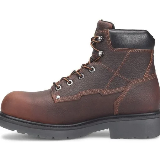 Carolina Men's Dice 6" Waterproof Slip Resistant Work Boot -Brown- CA6011