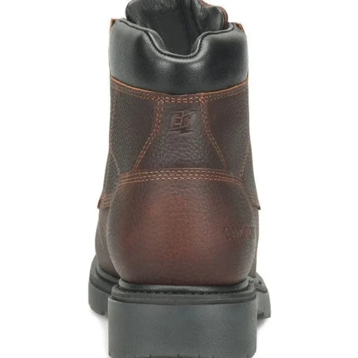 Carolina Men's Dice 6" Waterproof Slip Resistant Work Boot -Brown- CA6011