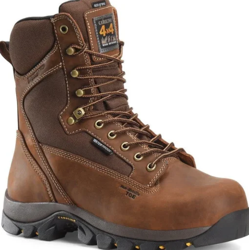 Carolina Men's Forrest 8” WP Ins Comp Toe Work Boot - Brown - CA4515