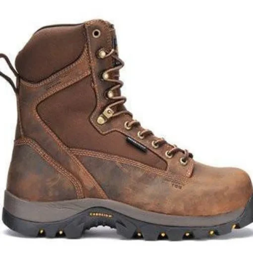 Carolina Men's Forrest 8” WP Ins Comp Toe Work Boot - Brown - CA4515