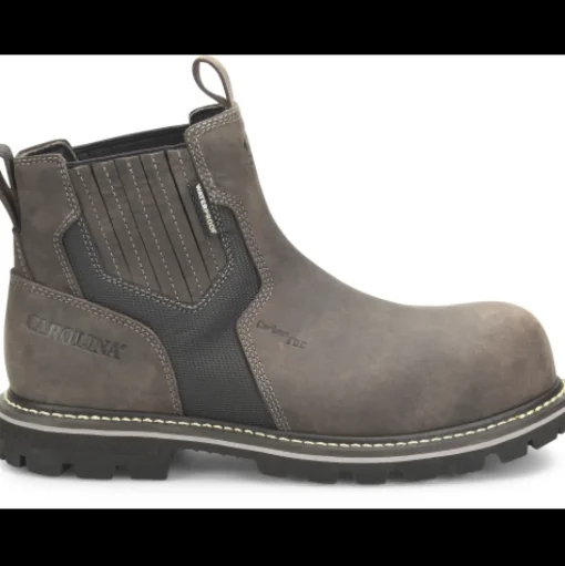 Carolina Men's I-Beam 6" Comp Toe WP PR Pull-On Work Boot Gray - CA7541