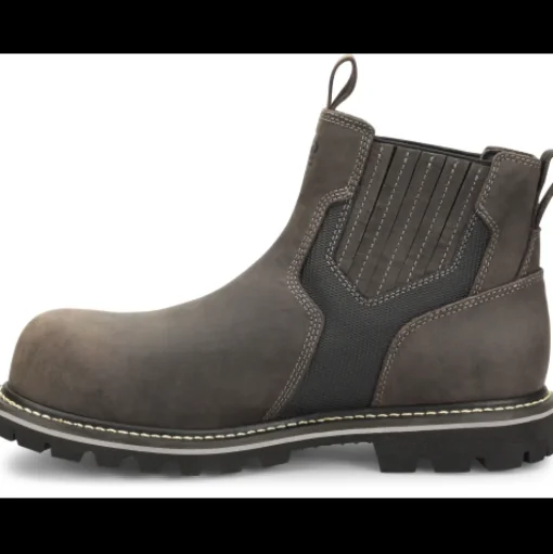 Carolina Men's I-Beam 6" Comp Toe WP PR Pull-On Work Boot Gray - CA7541