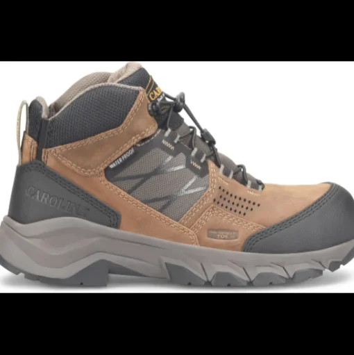 Carolina Men's Ironhide Comp Toe WP Slip Resist Hiker Work Boot -Tan- CA5553