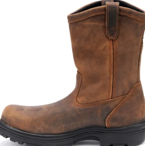 Carolina Men's Laser Comp Toe WP Wellington Work Boot - Brown - CA2533