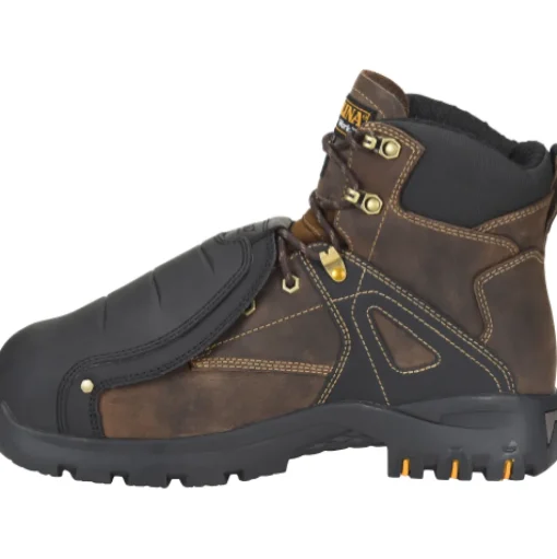 Carolina Men’s Miter 6” Comp Toe WP Metguard Work Boot Brown - CA5586