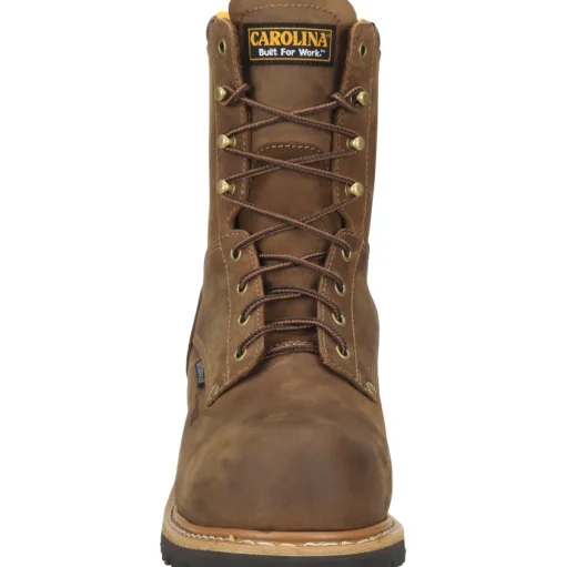 Carolina Men’s Poplar 8” WP Comp Toe Logger Work Boot Brown - CA9852