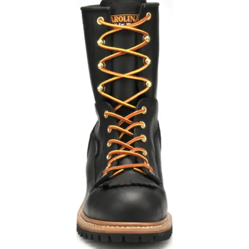 Carolina Men's Spruce 8" Stl Toe WP Logger Work Boot - Black - CA9825